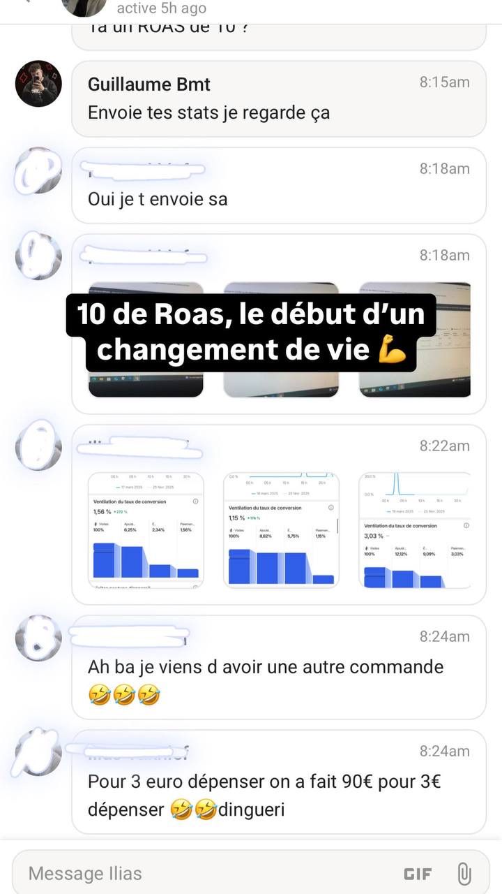 ROAS 10 — début d'un changement de vie